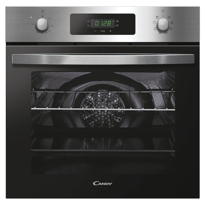 Candy FMCIDC X605 multifunkciós sütő, 2100W, 8 funkció, A+ energiaosztály, fekete/inox