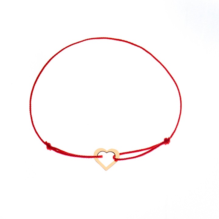 Bratara inima din aur 14k ARTOR BA29