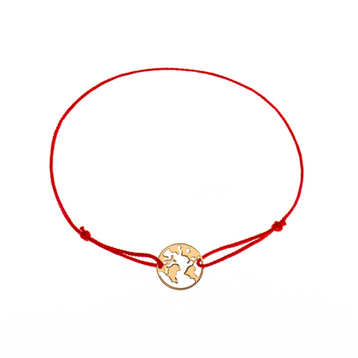 Bratara glob pamantesc din aur 14k ARTOR BA32