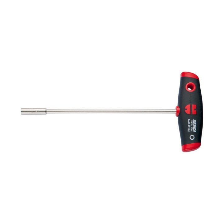 Cheie in T, Wurth, 13 x 230 mm, Rosu/Negru