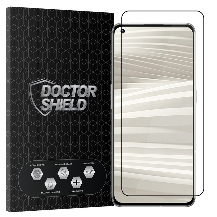 Folie Sticla Dr.Shield, Compatibil cu Realme GT2 PRO, Full Glue, Protectie Profesionala 2.5D
