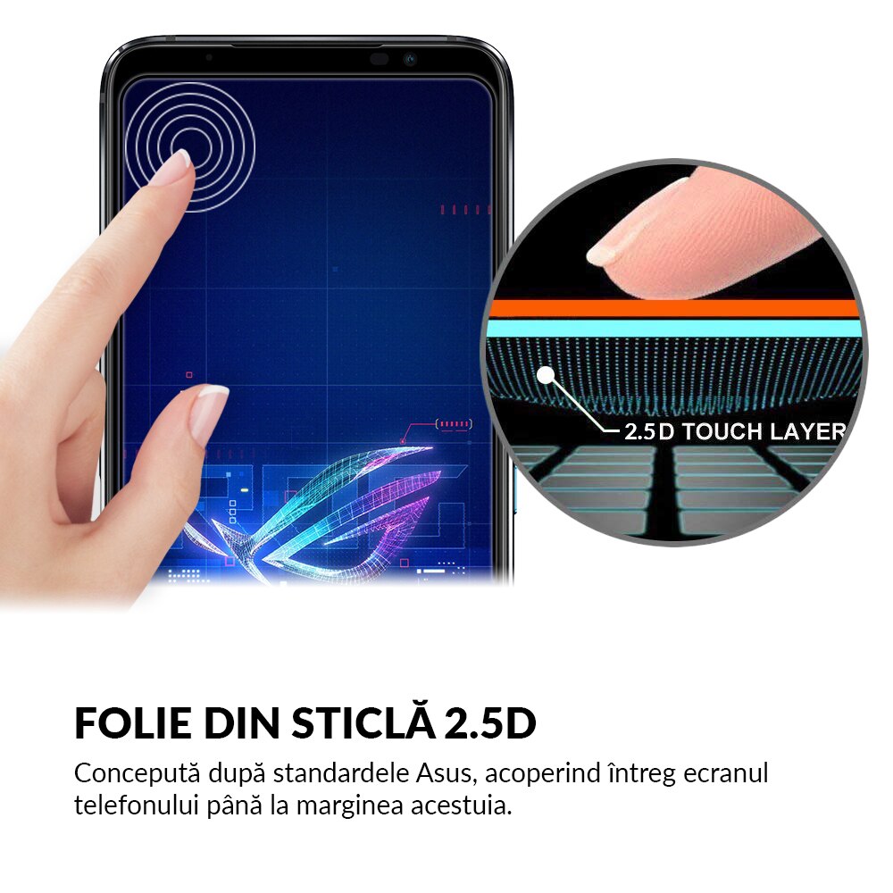 Pellicola Protettiva Dipos Antiriflesso Per ASUS ROG Phone | 2 Pezzi Opaca Made In Germany