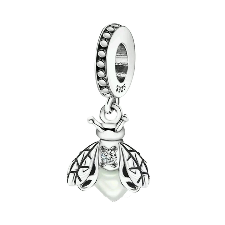 Talisman Argint 925, Charm compatibil Pandora – Licurici luminos