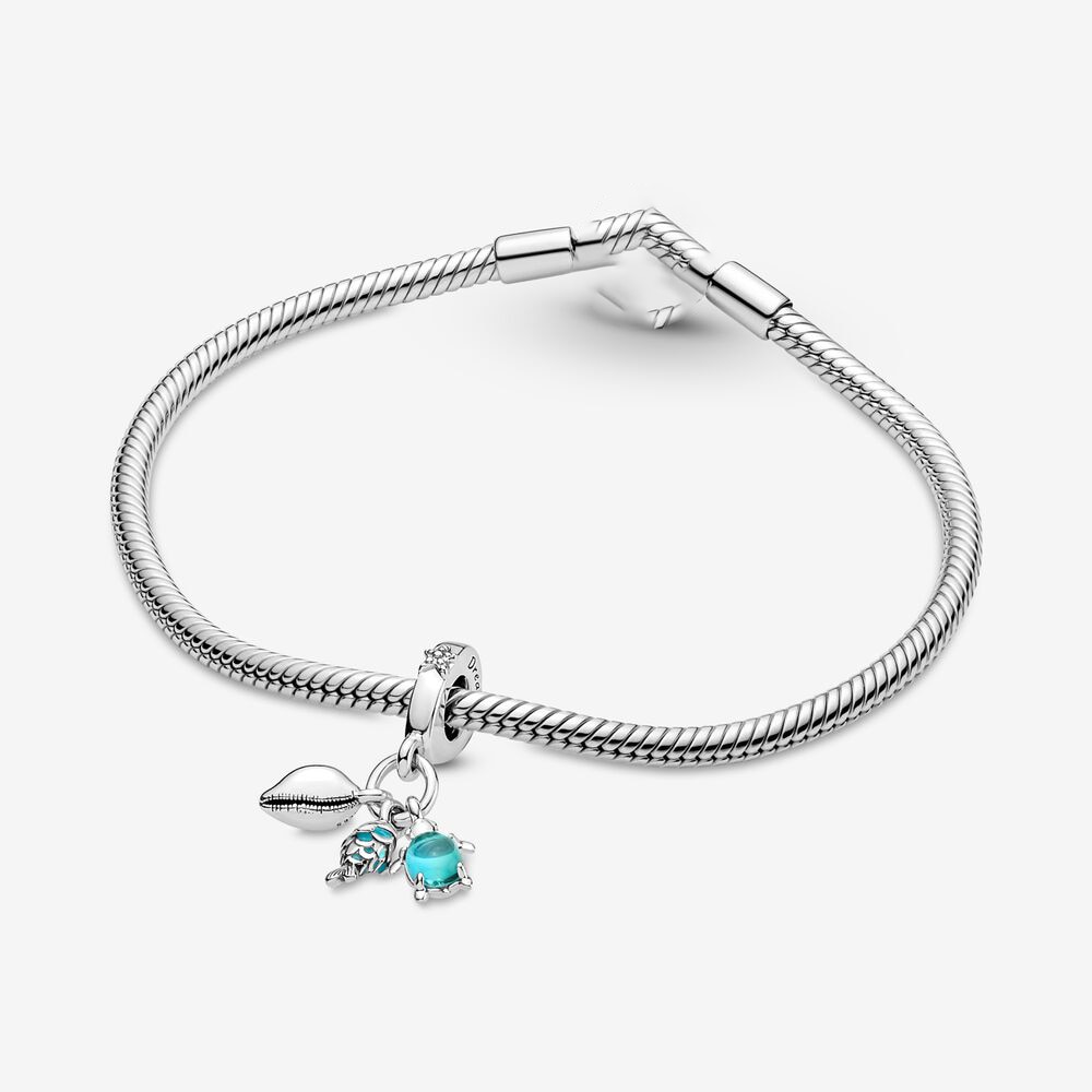 Talisman Argint 925, Charm compatibil Pandora – Remember the sea