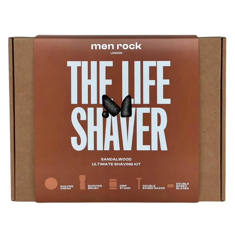 Set Barbierit Set barbierit Men Rock Ultimate Sandalwood – 1 x Crema de ras 100ml, 1 ...