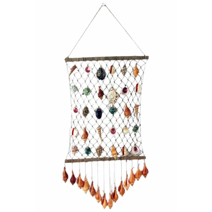 Декорация Мрежа с раковини, Ръчна изработка, 28х40 см