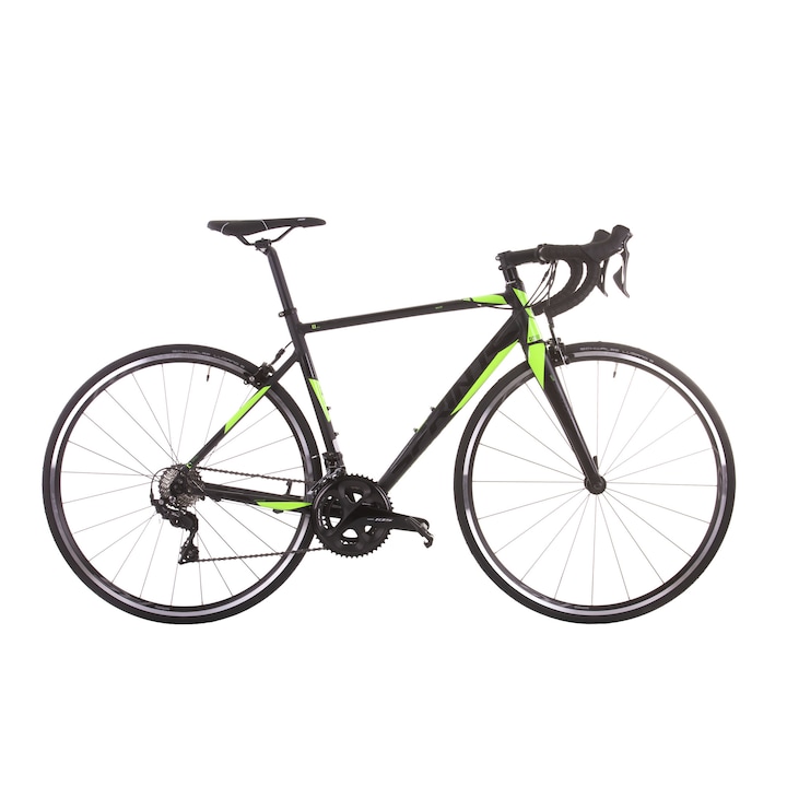 Велосипед SPRINT Monza, Team 28 ", 550 мм, Черен с неоново зелено