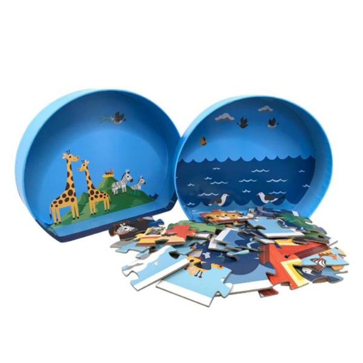 Set puzzle cu 36 piese in cutie, Barbo, 24x32, 3 ani, Multicolor