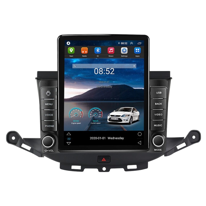 Navigatie Opel Astra K din 2015 - 2020, Ecran TESLA 9.7 inch, 8 GB RAM si 128 GB ROM, Android 15, Slot Sim 4G, Procesor Octa Core, Carplay Wireless si Android auto, Procesor Sunet Digital DSP, Aplic