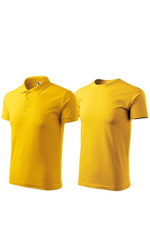 Set 2 tricouri de barbati, Malfini, Pique Basic, mix 1, Galben