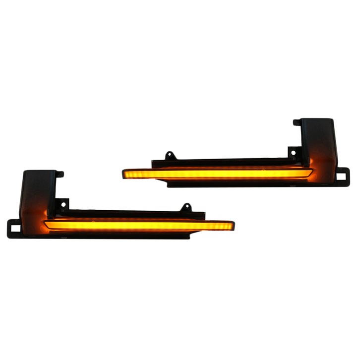Lampi LED Semnalizare Dinamice compatibil cu Audi A3 8P A4 B8 A5 8T A6 C6 2008-2010 Q3 8U 2011-2017 Fumuriu