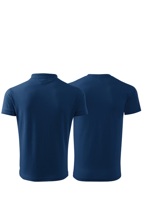 Set 2 tricouri de barbati, Malfini, Pique Basic, Midnight Blue, 2XL