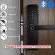 Smart брава, smart lock X5-TTLOCK-35x85-G2, bluetooth, WiFi, приложение TTLock, с ключалка 22x240-35x85, с G2 gateway