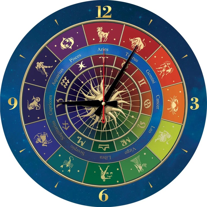 Puzzle-ceas Art Puzzle din 570 de piese - Clock Zodiac