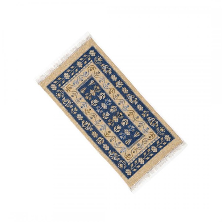 Rusztikus szőnyeg, kék, 60x120 cm