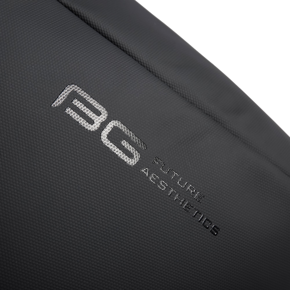 Rucsac laptop 15.6 inch, potrivit pentru calatorii, compartiment tableta, rezistent la stropi de apa, port USB, buzunar antifurt sistem fixare pe valiza, BANGE, BG2575BK, Negru
