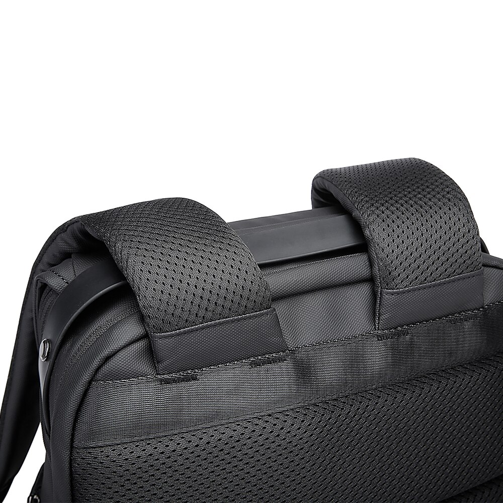 Rucsac laptop 15.6 inch, unisex, rezistent la stropi de apa, buzunar antifurt, clapa magnetica, sistem fixare pe valiza, potrivit pentru calatorii, BANGE, BG2581, Negru