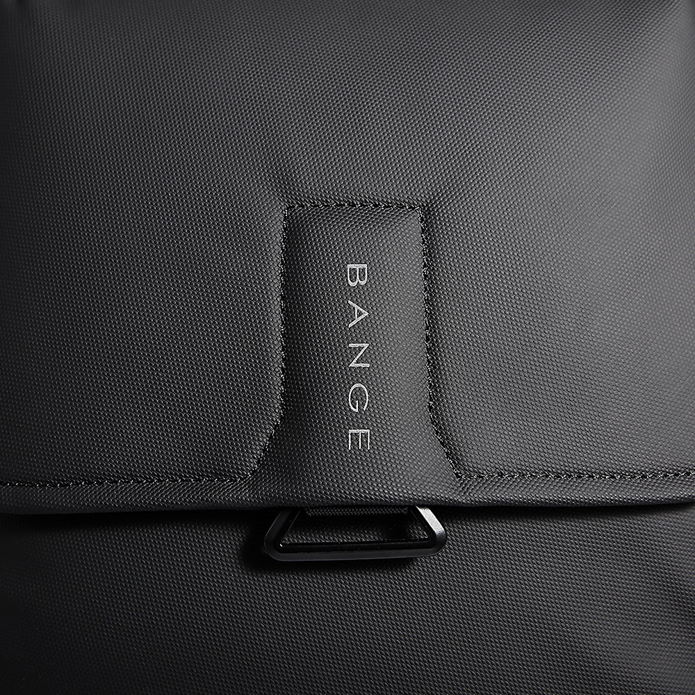 Rucsac laptop 15.6 inch, unisex, rezistent la stropi de apa, buzunar antifurt, clapa magnetica, sistem fixare pe valiza, potrivit pentru calatorii, BANGE, BG2581, Negru