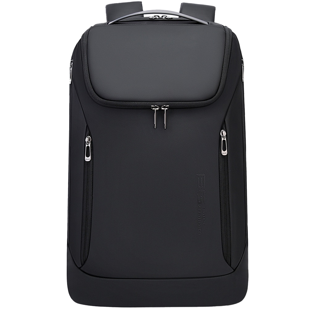 Rucsac laptop 15.6 inch, port USB, si USB-C, rezistent la stropi de apa, sistem fixare pe valiza, potrivit calatorii, BANGE, BG2517BK, Negru