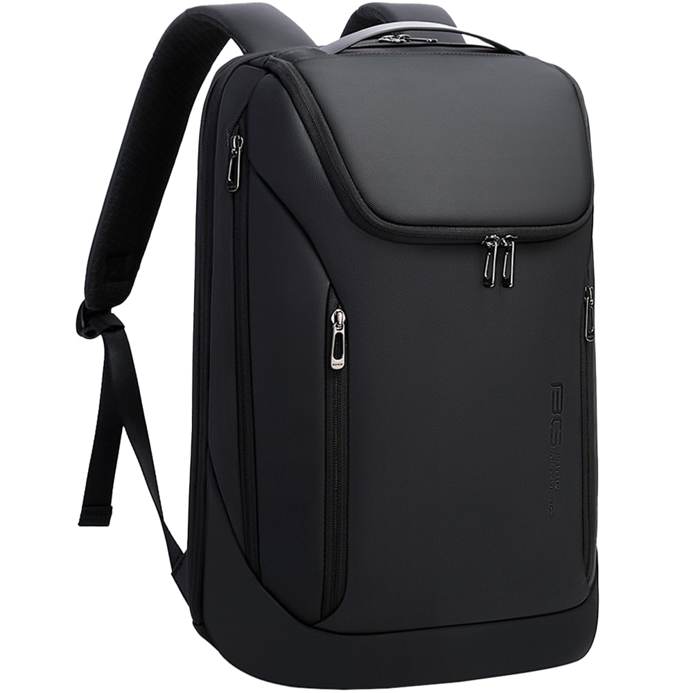 Rucsac laptop 15.6 inch, port USB, si USB-C, rezistent la stropi de apa, sistem fixare pe valiza, potrivit calatorii, BANGE, BG2517BK, Negru