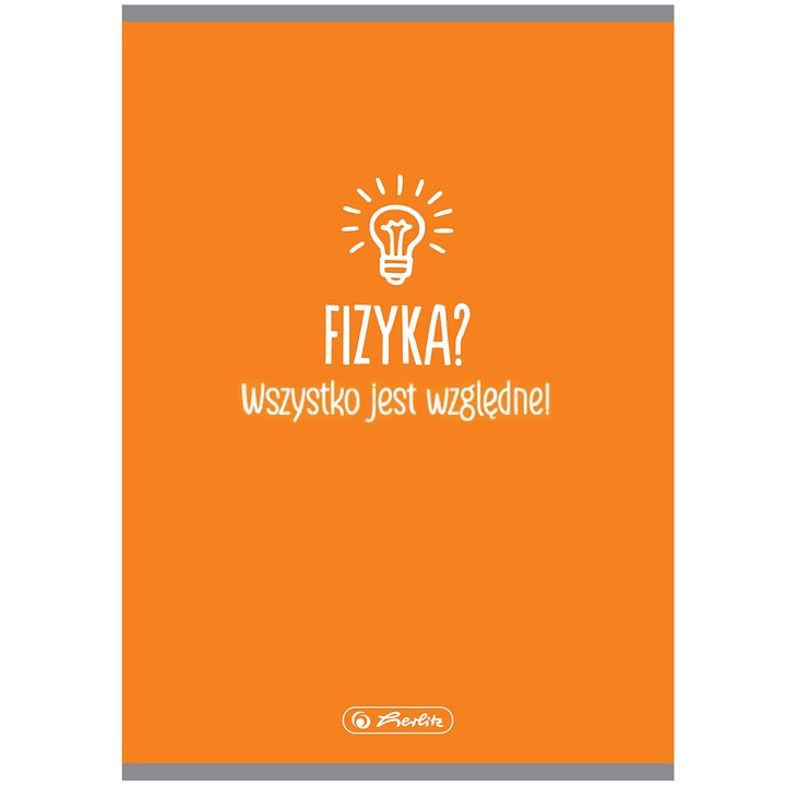 Matematika füzet, Herlitz, A5, 60 oldal, narancs