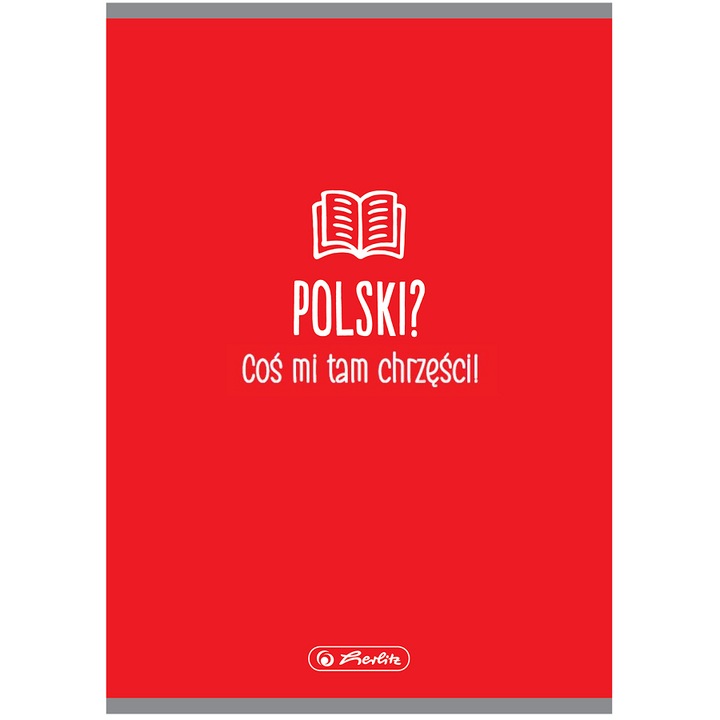 Diktáló füzet, Herlitz, A5, 60 oldal, piros