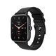 SmartWatch ISP LikeSmart™​​​​​​​ OMNI FiT, 1.7", Bluetooth разговор, SpO2 оксиметър, известия за обаждания и социални мрежи, мониторинг на сърдечната честота и кръвното налягане, Omni Black