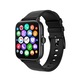 SmartWatch ISP LikeSmart™​​​​​​​ OMNI FiT, 1.7", Bluetooth разговор, SpO2 оксиметър, известия за обаждания и социални мрежи, мониторинг на сърдечната честота и кръвното налягане, Omni Black