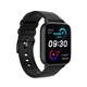 SmartWatch ISP LikeSmart™​​​​​​​ OMNI FiT, 1.7", Bluetooth разговор, SpO2 оксиметър, известия за обаждания и социални мрежи, мониторинг на сърдечната честота и кръвното налягане, Omni Black