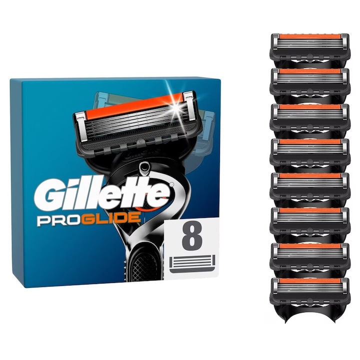 Ножчета за бръснене, Резерви, Gillette Proglide, 8 броя