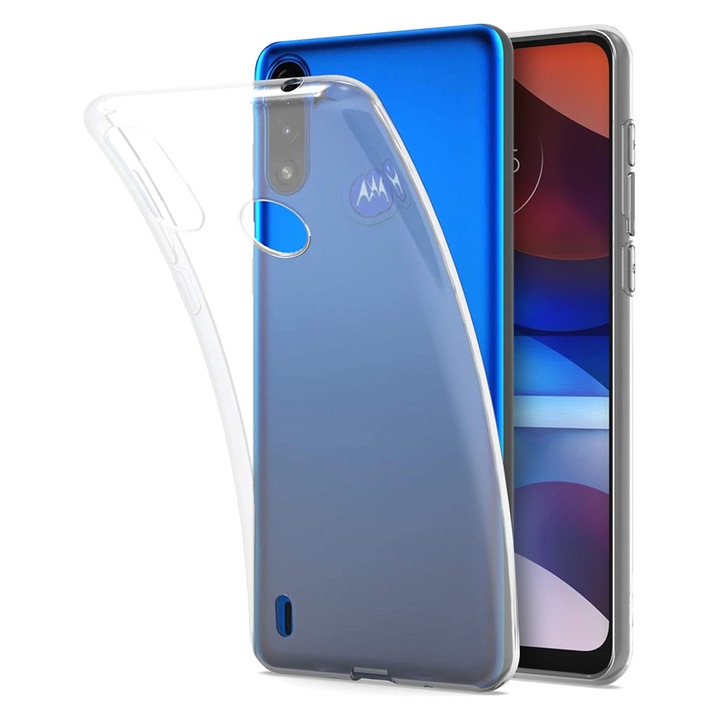 Motorola Moto E7 Power / E7i Power kompatibilis szilikon hátlaptok, vékony, átlátszó, 1mm