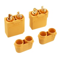 Set conectori electrici XT90, 1 mama si 1 tata si 2 carcase