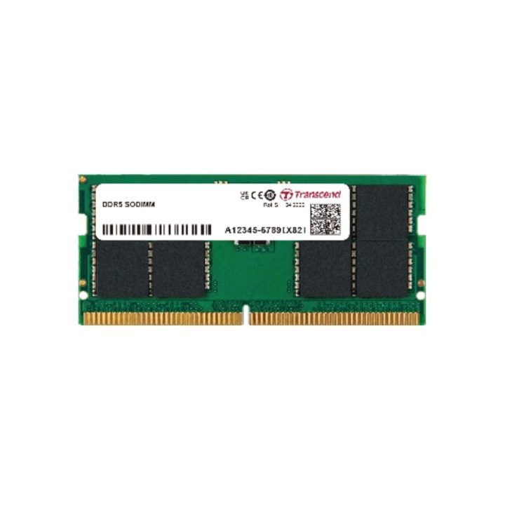 Памет за лаптоп Transcend 16GB JM DDR5 4800 SO-DIMM 1Rx8 2Gx8 CL40 1.1V JM4800ASE-16G