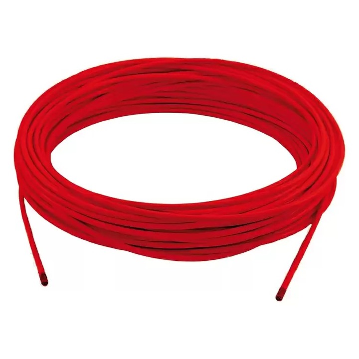 Teaca cablu schimbator teflonat Alligator 1m x 4mm, culare rosu