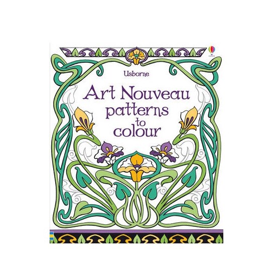 Art Nouveau Patterns to Colour - Emily Bone