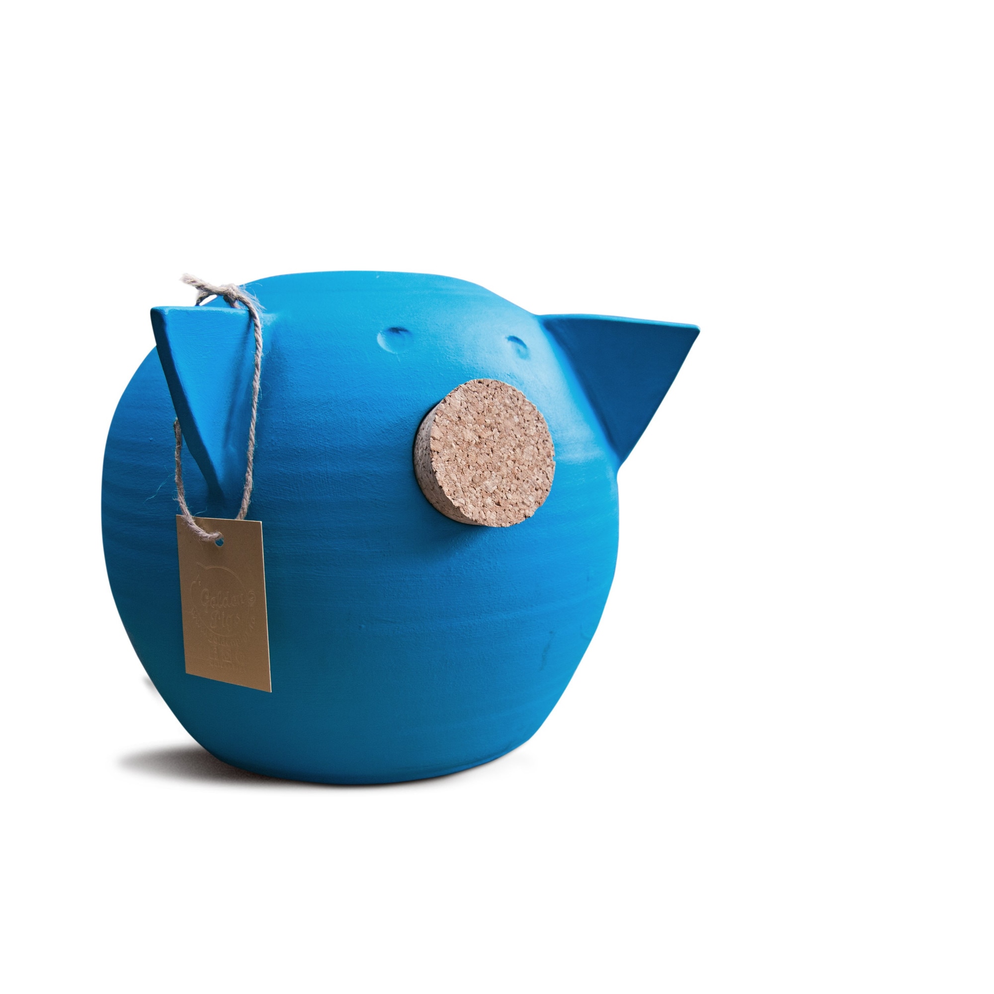 Pusculita ceramica, CHALK, Large, Albastru