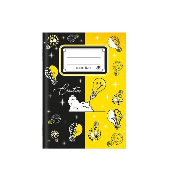 Füzet, tűzött, A5, lecke, ICO Süni, creative