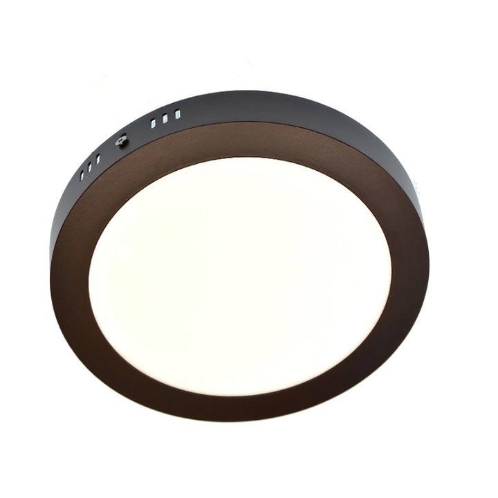 Plafoniera moderna led smd 12W Caroline-12 negru Horoz