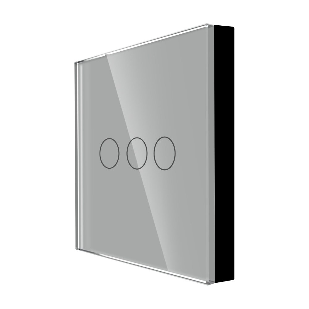 Telecomanda cu Touch Screen si 3 Canale RF433 LUXION, Gri