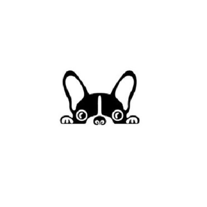 Kutya matrica, fekete, 15 cm