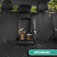 Husa Scaune Auto Elindor® pentru Protectie Scaun Sezut / Spatar si Transport Animale, Caini si Pisici, Universala, Ofera Protectie Pentru Bancheta Spate Masina Taxi/Ride Sharing, Impermeabila, Antialunecare, 133x56x45cm, Negru