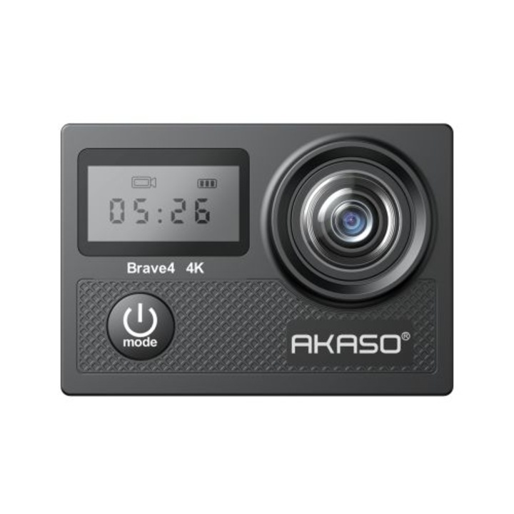 Camera video sport, Akaso, 4 K, Negru