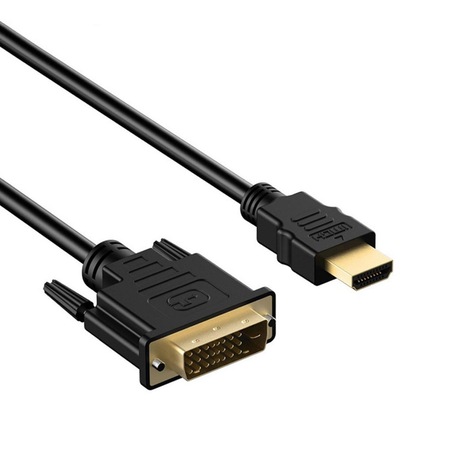 Cablu bidirectional, DVI la HDMI, 1080p HD, 2 m, Negru - eMAG.ro