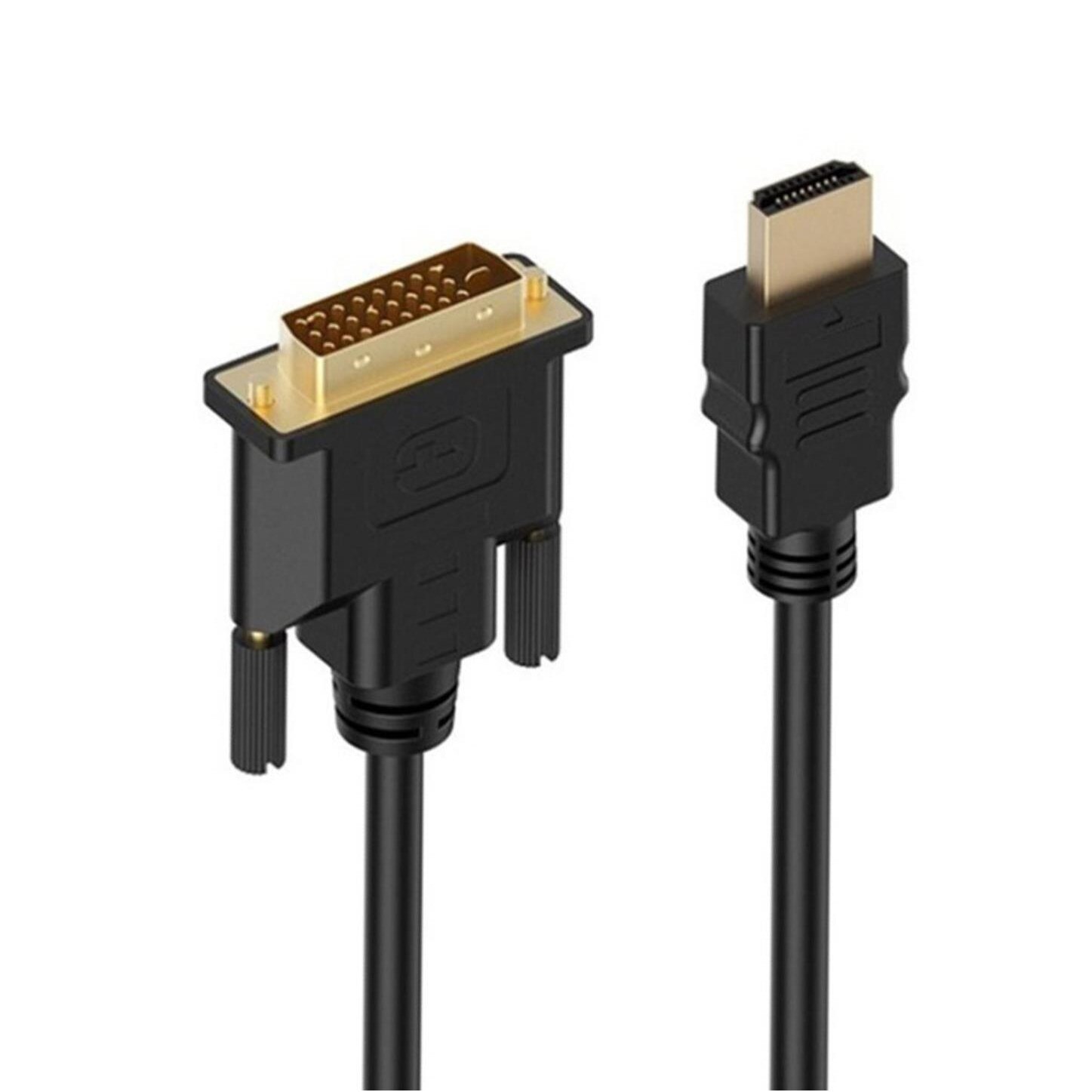 Cablu bidirectional, DVI la HDMI, 1080p HD, 1.5 m, Negru - eMAG.ro
