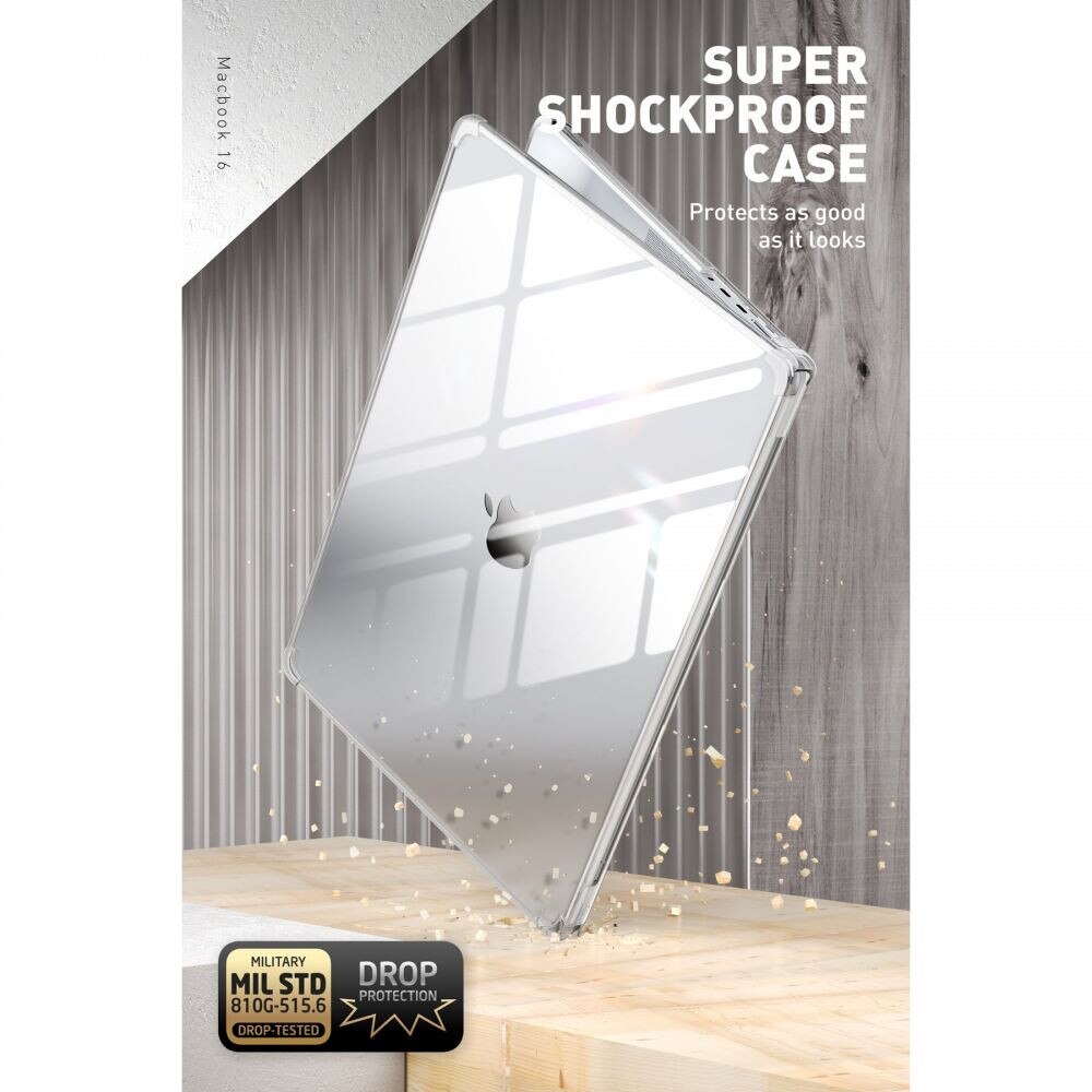 Husa Supcase Unicorn Beetle1 pentru Apple MacBook Pro 14 M1/M2/M3 2021-2023 Transparent