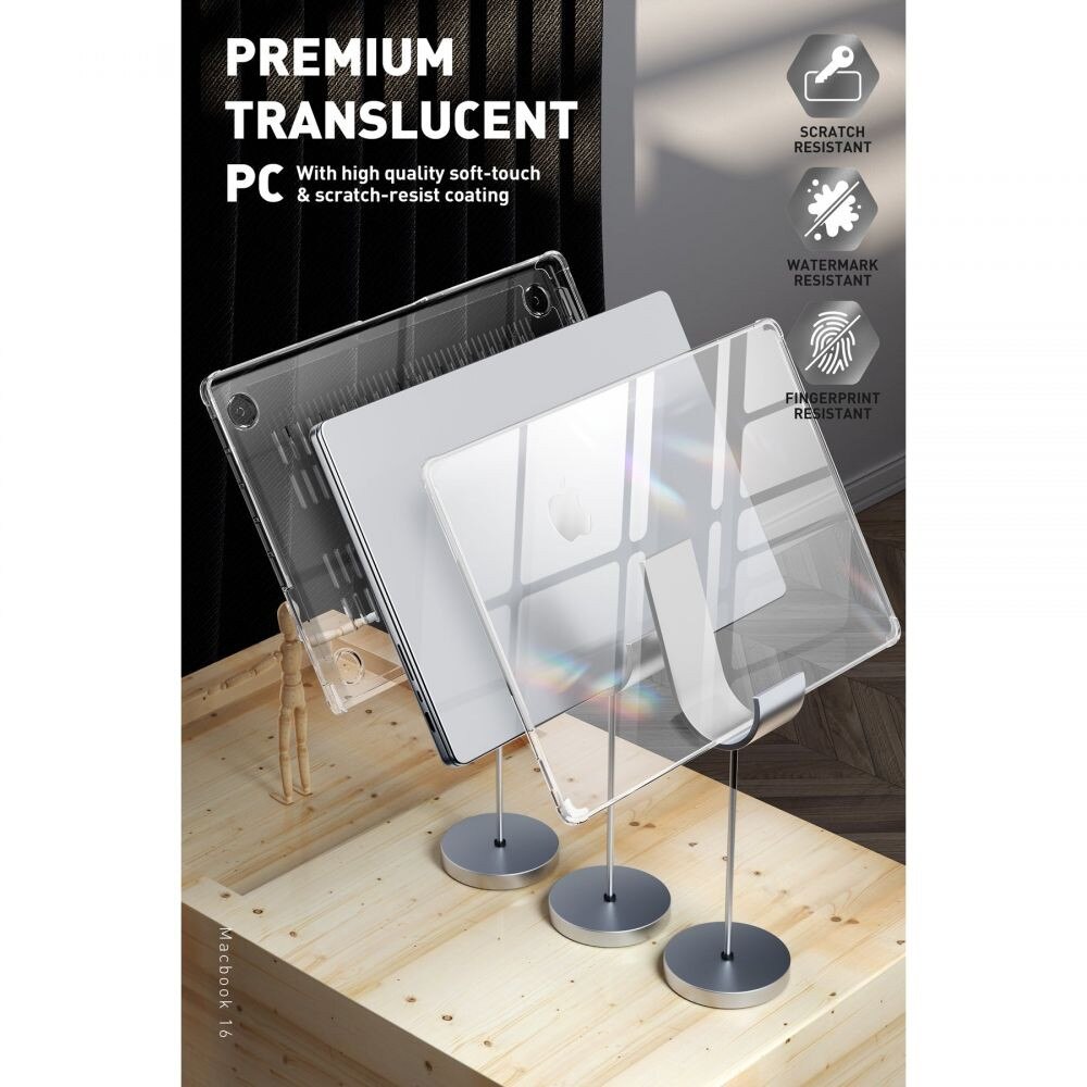 Husa Supcase Unicorn Beetle1 pentru Apple MacBook Pro 14 M1/M2/M3 2021-2023 Transparent