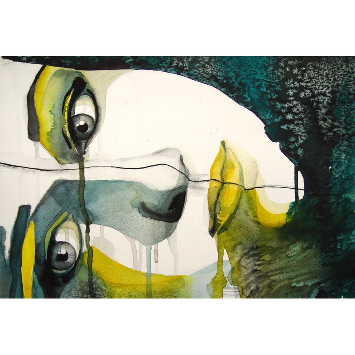 Fototapet fara imbinari H230xL330cm Watercolor look