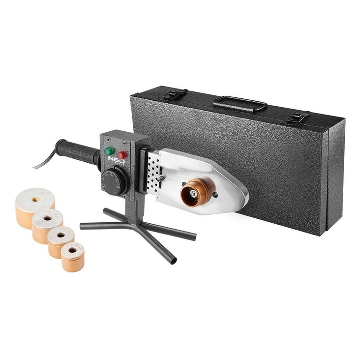 Машина за лепене на PE, PB, PP тръби, 20-40 mm, 800 W, NEO