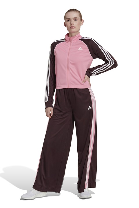 adidas Sportswear, Trening cu logo Teamsport, Roz/Negru