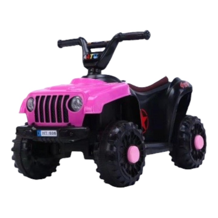 ATV electric pentru copii, 6V, 1 motor, 4188, roz